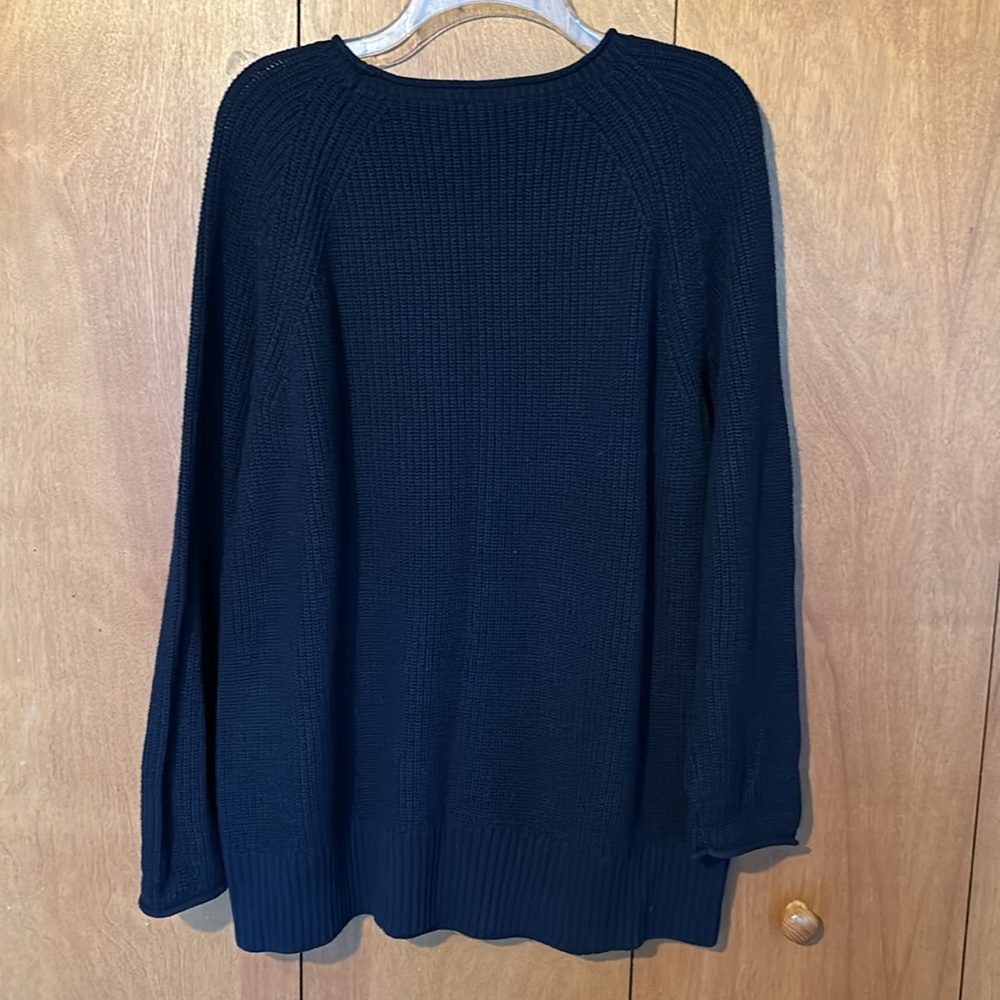 Talbots Navy sweater - Picture 4 of 4